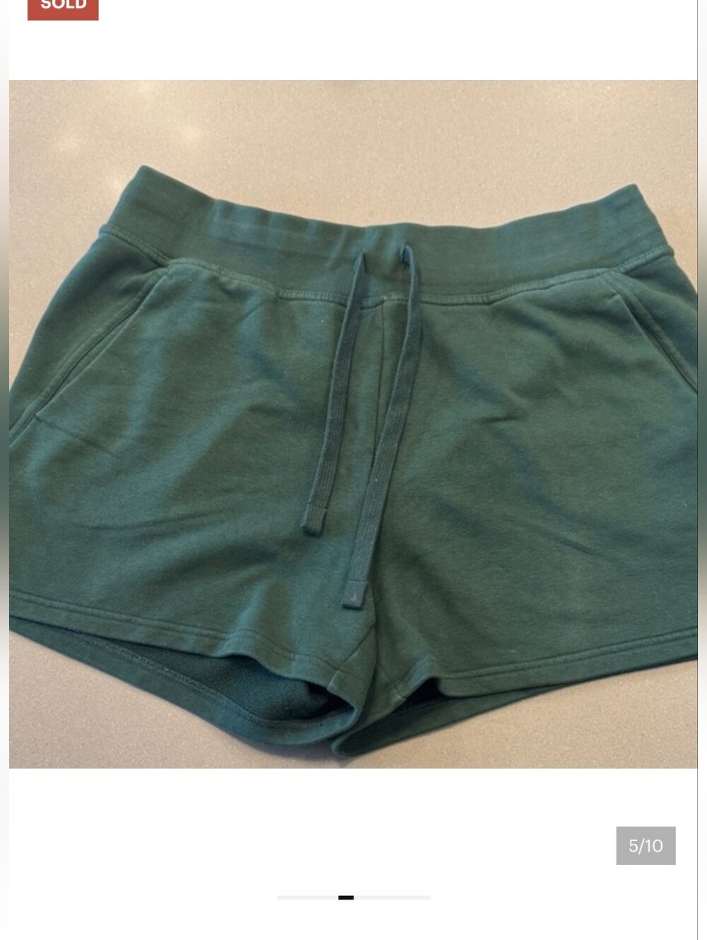 Nike Women's Dark Green Athletic Shorts
